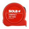 Kép 1/2 - Mérőszalag 3m SOLA Piros Compact 
