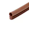 Kép 1/3 - Hunstrip nyílászáró gumi tömítés barna 6mm (50m/tekercs)