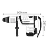 Kép 7/7 - Bosch GBH 12-52 DV Fúrókalapács SDS-Max 1700W 19J