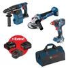 Kép 1/11 - Bosch erőcsomag GBH 18V-26+GDX18V-200C+GWS18V-10 (kifutó)