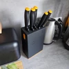 Kép 6/6 - Fiskars Functional Form késblokk 5 késsel fekete