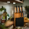 Kép 4/9 - Fiskars FF késblokk bambusz 5db-os 