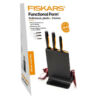 Kép 3/6 - Fiskars Functional Form Késblokk műanyag 3 késes fekete