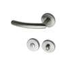 Kép 1/2 - Gina kerek rozettás kilincs garnitúra INOX WC zárhoz