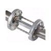 Kép 2/2 - Gina kerek rozettás kilincs garnitúra INOX WC zárhoz
