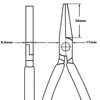 Kép 6/6 - Knipex laposfogó 160mm szigetelt VDE