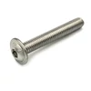 Kép 1/2 - Félgömbfejű bkny. PEREMES csavar M6x10mm A2 rozsdamentes ISO 7380