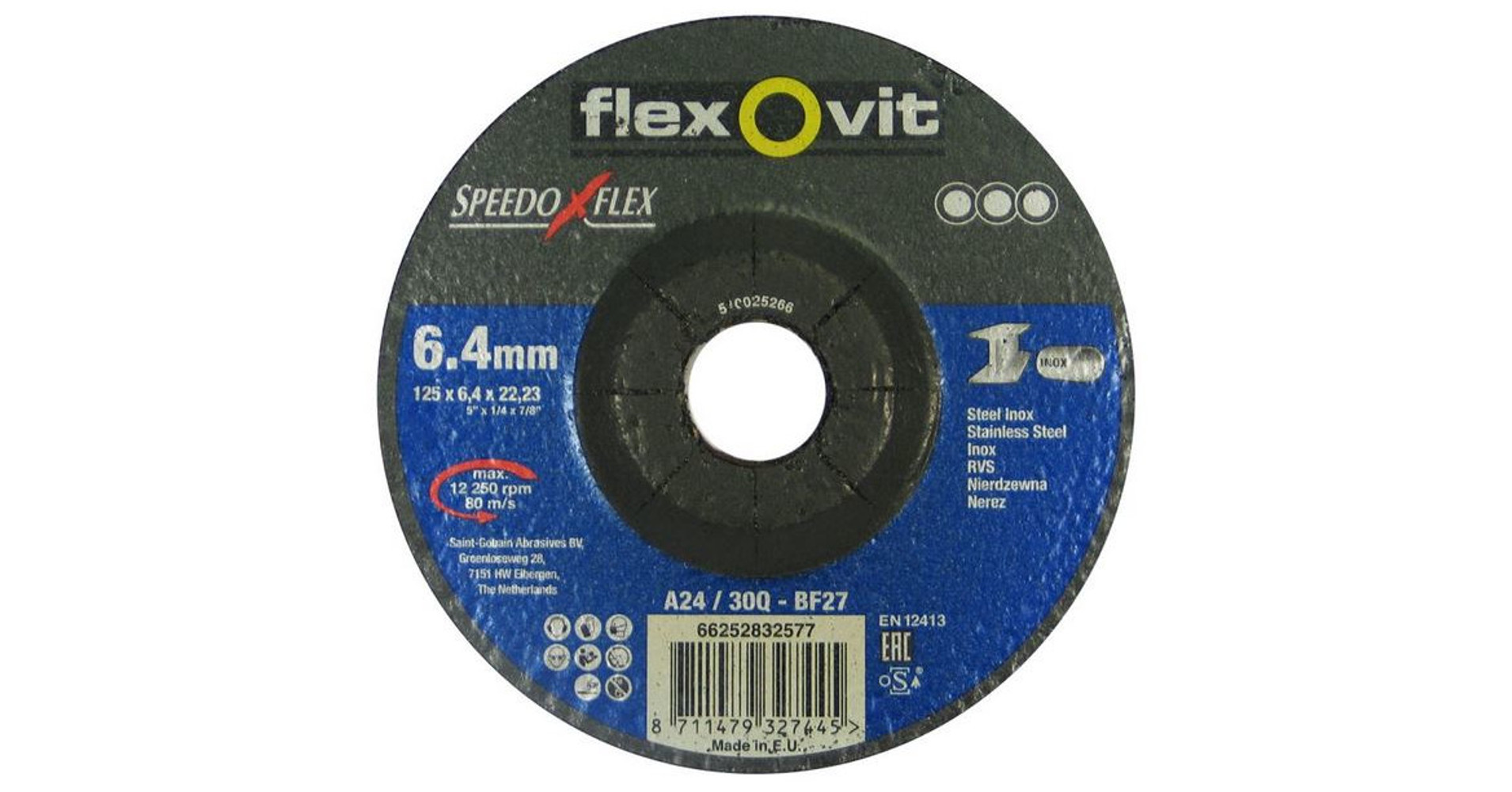 Speedo flex tisztító korong 125x6,4mm Inox - Tisztító- és csiszoló korongok