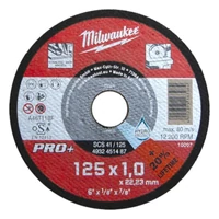 Milwaukee vágókorong vékony SCS 41/125x1mm Milwaukee vágókorong vékony SCS 41/125x1mm