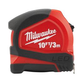 Milwaukee mérőszalag 3m W/LED 3/12