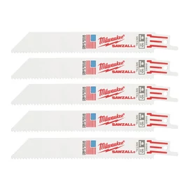Milwaukee szablyafűrészlap 150mm x 10Tpi 5db/csomag