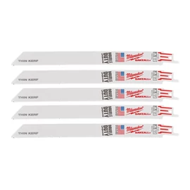 Milwaukee szablyafűrész lap fémhez 230mm 14TPI bimetal 5db/cs