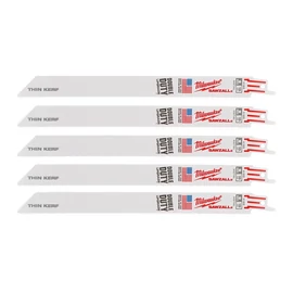 Milwaukee szablyafűrész lap fémhez 230mm 18TPI bimetal 5db/cs