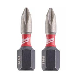 Milwaukee csavarozó bit PH1 - 25mm Shockwave 2db/csomag