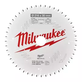 Milwaukee körfűrészlap 216x30x2,4mm 48 fog