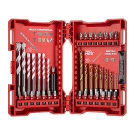 Milwaukee Fúró-csavarozó készlet 39 részes Shockwave Impact Duty