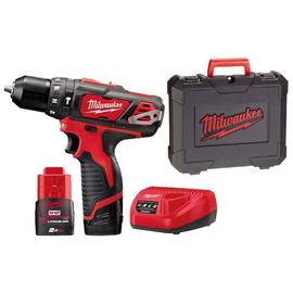 Milwaukee M12 BPD-202C kompakt ütvefúró-csavarozó
