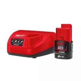 Milwaukee M12 NRG szett (2.0 Ah akkumulátor + C12 C töltő)