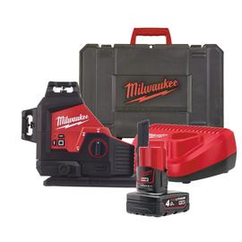 MILWAUKEE M12 3PL-401C zöld lézeres szintező