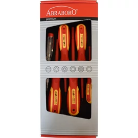 Abraboro VDE szigetelt csavarhúzó készlet 6db-os 1000 V-os 