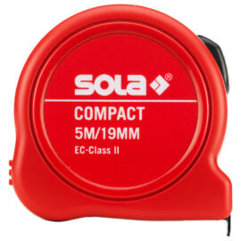Mérőszalag 5m SOLA Piros Compact 