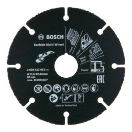 Bosch Carbide vágókorong 115 mm Multi Wheel (kifutó)
