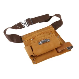 Festa szerszám tartó öv bőrből 6 zsebbel