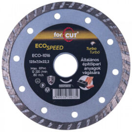 For Cut Eco Speed gyémánt vágókorong 125mm turbo ECO-1016 
