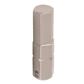 Bit behajtóhegy 1/4" 6x25mm hatszög (imbusz) 