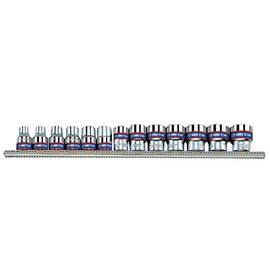 Dugókulcs készlet 3/8" 13 db-os 12 szögletű KingTony 