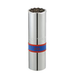 Gyertya-dugókulcs fej 1/2" 16mm mágneses tizenkétszög King Tony 