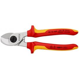 Knipex szigetelt kábelvágó olló 165mm 2,5-4mm leesés ellen bizt. 