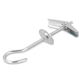 Billenőhorog kampóval M4x75mm Rugós