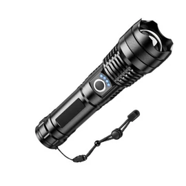 Technik Elemlámpa P26 (+1x26650 3500mAh) P50 LED + USB-C (1000 lumen)