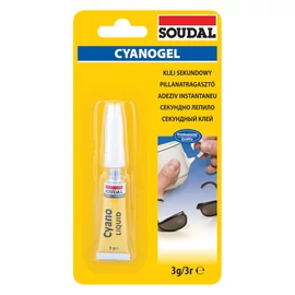 Soudal Cyanogel pillanatragasztó 3g