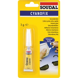 Soudal Cyanofix 84A pillanatragasztó 3g (128514)