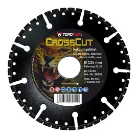 Toroflex Cross Cut gyémánt vágótárcsa 125mm