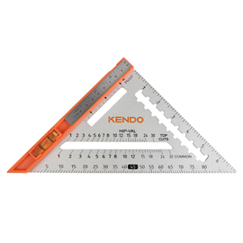 Kendo szögskálás talpas derékszög vonalzó 185x260mm 35315