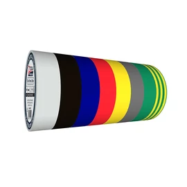 PVC szigetelőszalag 20mx19mm/0,15mm (vegyes szín)