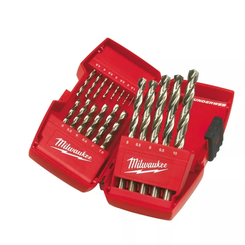 Milwaukee HSS-G Thunderweb fúrókészlet 1-10mm 19db