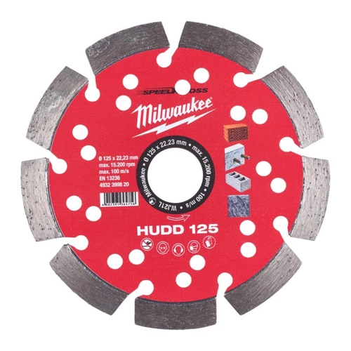 Milwaukee HUDD 125 mm gyémánt vágókorong