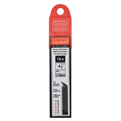 Abraboro törhető penge 18mm SK4 10db Black Label