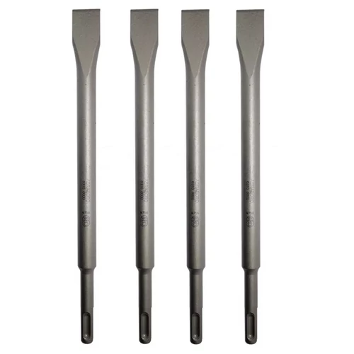 Abraboro 4 részes vésőkészlet lapos 250mm SDS Plus