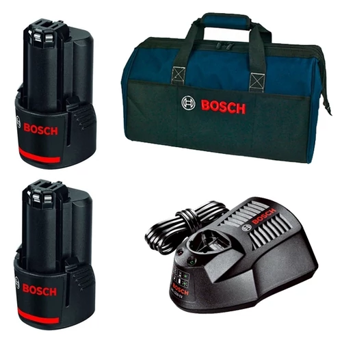 Bosch Promix akku csomag 2x12V 2,0Ah + töltő + táska (kifutott)