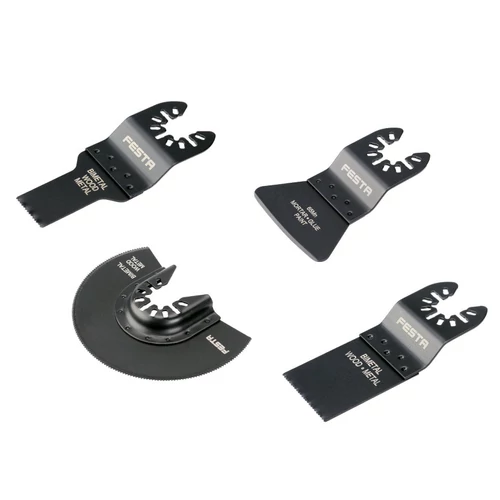 Festa szerszámkészlet multigépekhez bimetal 4db/szett (fém,fa,műanyag,gipszkarton,ragasztó)
