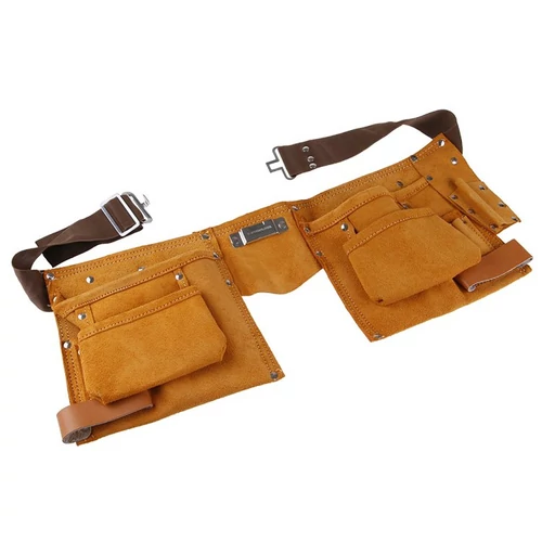 Festa szerszám tartó öv bőrből 11 zsebbel