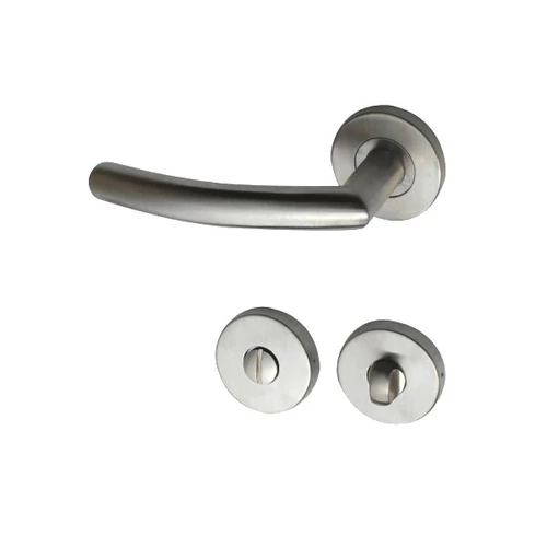 Gina kerek rozettás kilincs garnitúra INOX WC zárhoz