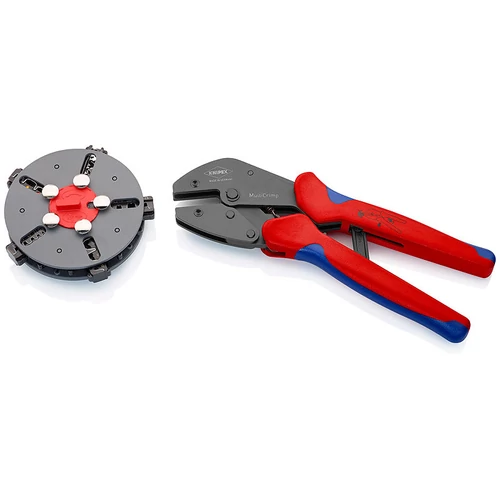 Knipex táras saruzó- érvéghüvelyező fogó 5 betéttel K140290 