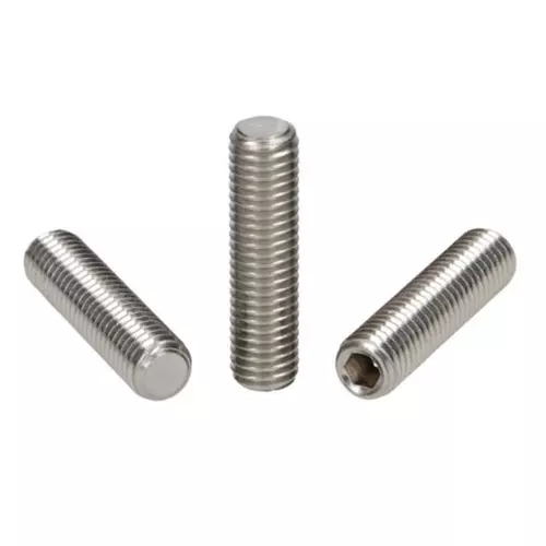 Belsőkulcsnyílású hernyócsavar lapos M6x5mm A2 rozsdamentes 