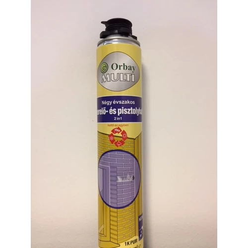 Purhab 4 évszakos szerelő és pisztolyhab 750ml Orbay